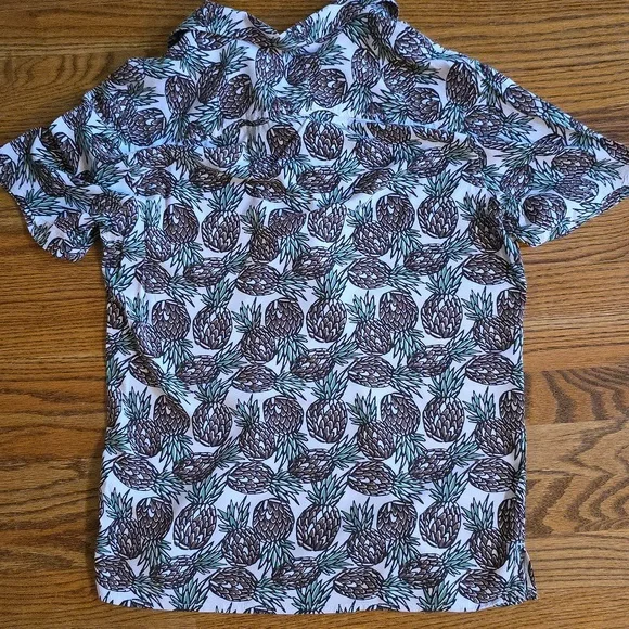 Pineapple Print Men's Shirt - Picture 4 of 4